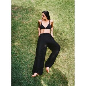 Aritzia Wilfred | Black The Effortless Pant™ - CruiseLinen™ ~ US 6